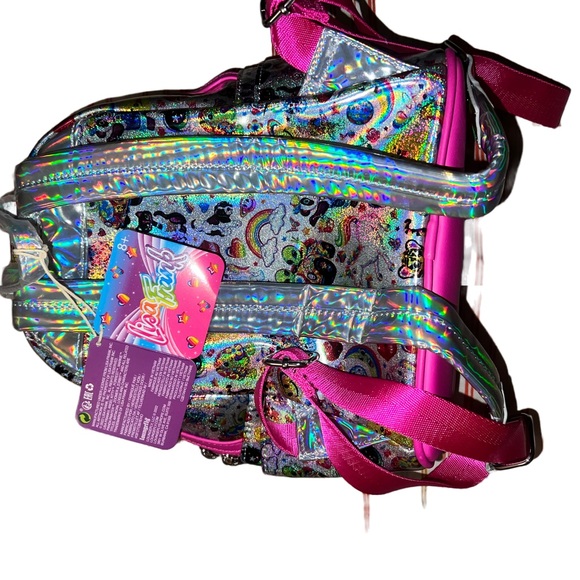Loungefly Lisa Frank AOP Iridescent Mini Backpack Limited edition NEW W.tags - Picture 5 of 11